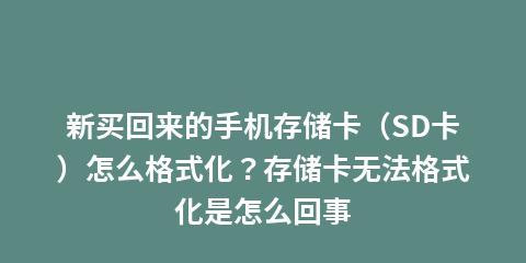 如何解决SD卡写保护无法格式化的问题（应对SD卡写保护问题的有效方法）